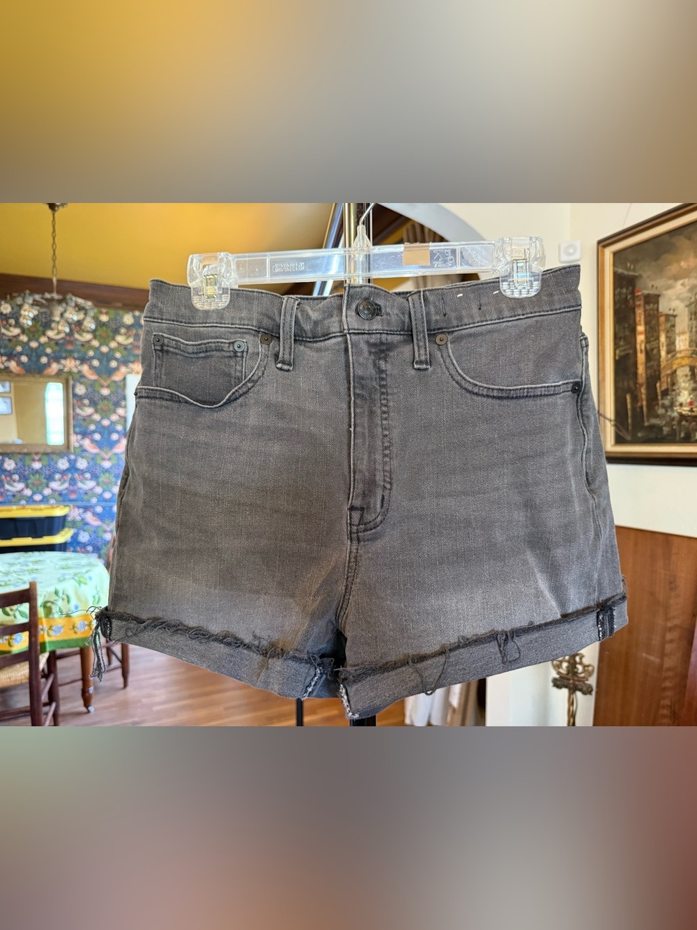 Madewell High rise denim short